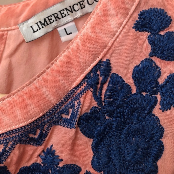 ombré embroidered boho top / NWOT tank - Picture 5 of 5